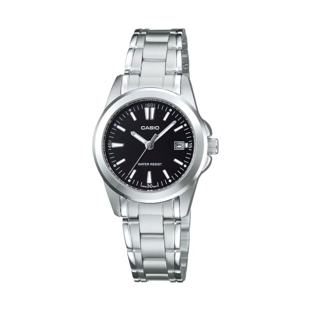 Casio Women’s Silver Dial Stainless Steel Bracelet Watch – Casio LTP‑1170G‑7A